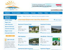 Tablet Screenshot of dubrovnik.smjestaj.com.hr